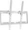 ProperAV White TV Wall Bracket Ultra Slim for 32'' 37 40 42 43 46 50 55'' Tilt 14° VESA Max 400x400