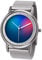 Rainbow Watch Unisex Uhr Quarz Avantgardia Sphere mit Edelstahl Milanese Armband