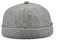 Winmany Unisex Frauen Männer Skullcap Sailor Cap Dockercap Brimless Mütze Rolled Cuff Retro Krempe ohne Hut Beanie Hat (grau)