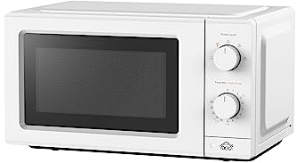 WeGeek MWG819 - forno a microonde da 20 lt, 700W, funzione scongelamento e timer. Bianco. Dimensioni: 43,4x32,9x24,1 cm
