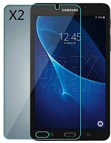 Kepuch Paquet de 2 Verre Trempé Protecteur d'écran pour Samsung Galaxy Tab A 7.0 T280