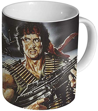 Rambo Sylvester Stallone First Blood Keramik-Kaffeetasse