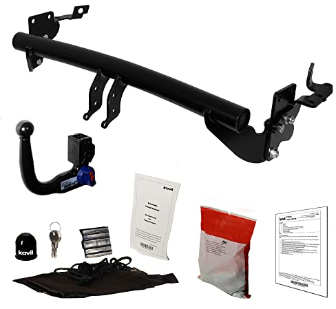 Witter Towbars J16AQ Abnehmbare Anhängerkupplung mit Schwanenhals (vertikale Belastung) für Jaguar XF Kombi/Limousine (2008-2017)