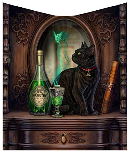 Nemesis Now Absinthe Überwurf Lisa Parker, 160 cm, Braun