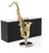 Odoria 1/12 Miniatur Saxophon Puppenhaus Musikinstrumente Zubehör