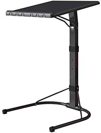 Laptop Bett-Behälter Schreibtisch, Winkel und Höhenverstellbarer Rolltisch Schreibtisch Laptop Notebook-Standfuß Schwenkbarer Tisch Schreibtisch Sofa/Bett Beistelltisch Krankenhaus Tischständer