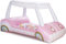FUNBOY und Malibu Barbie luxuriöse, aufblasbare Luftmatratze im Golfwagen-Stil, für an Land oder im Wasser, aufblasbar mit Getränkehalter