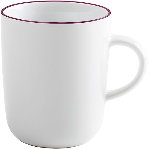 KAHLA 575335A69973C Pronto Line Becher 0,35 l Line wild berry | Becher mit lila Linie aus Porzellan