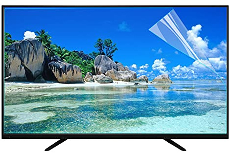 JANEFLY 32-75 Pulgadas Protector De Pantalla De TV Anti Luz Azul, Anti MiopíA del Bebé ProteccióN para Los Ojos PelíCula Mate De Pantalla AntiarañAzos para LCD LED OLED,75in(1645×931mm)