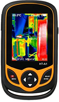 Thermal Imaging Mobile Phone Infrared Thermal Imaging Camera Thermal Imaging Device Like Geothermal Water Pipe Leak Detector (Size : HT-A2)
