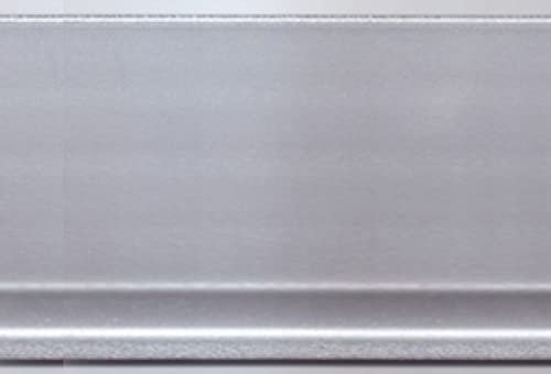 ZOCCOLINO BATTISCOPA SEMIFLESSIBILE PVC VENDITA A METRO INATTACCABILE DA MUFFE E PARASSITI (SILVER)