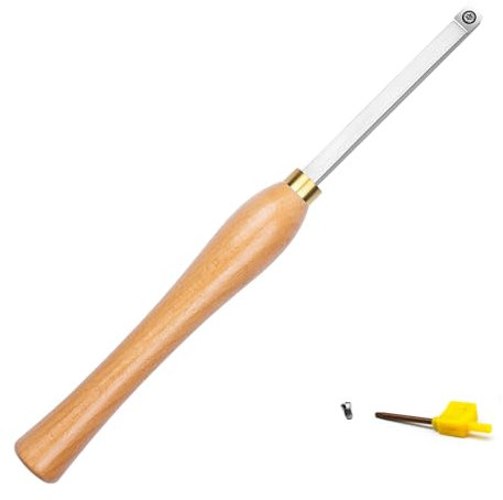 Mini Utensile per Tornio a Carburo 11mm con Inserti Quadrati, Utensile Professionale per Falegnameria,Adatto a Hobbisti e Artigiani