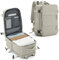 SZLX for Ryanair Cabin Bags 40x20x25 Underseat Carry-ons Bag,Easyjet Cabin Bag Travel Backpack Cabin Size Hand Luggage Bag with Water Bottle Holder Travel Ruscksack Fit 14 Inch Laptop Grey Brown