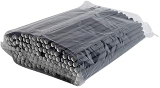 Paper Straws Jumbo Black Pack of 100