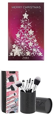 Bundle besteht aus ZMILE COSMETICS Beauty Adventskalender 24 Türchen - Vegane Kosmetik und ZMILE Cosmetics Geschenkbox 'YOUR UTENSILO' Brushes - Pinselset 6teilig - vegane Kosmetikpinsel