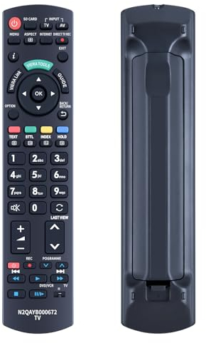 GOUYESHO Mando a Distancia de Repuesto N2QAYB000672 para Panasonic Viera TV TX-P42S30E TX-P42G30J TX-P46GW30J TX-P42S31B TX-P50GW30 TX-P46G30E TX-P50G30B TX-P42S30B TX-L42E3E - Mando a Distancia