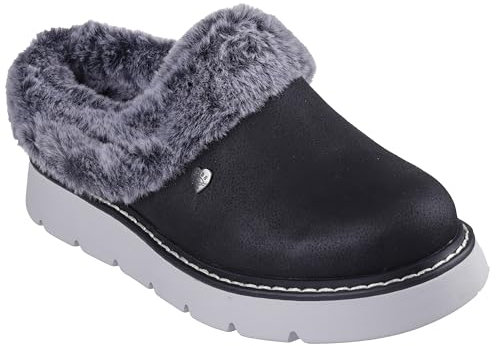 Skechers Bob Keepsakes Lite Damen-Schlupfschuh aus Memory-Schaum, Textil schwarz, 41 EU