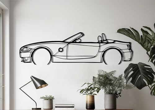Z4 E89 Cabrio Sports Car Metal Silhouette Wall Art, Wall Decor, Metal Wall Art, Car Art, Wanddeko, Garage Wall Sign, Custom Car Wall Art (99 cm)