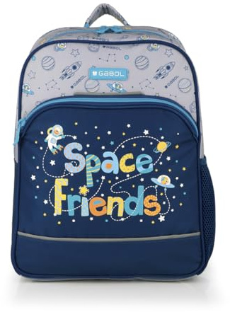 Gabol Rucksack anpassbar an Trolley SPACE, grau, Medidas: 30x40x12 cm