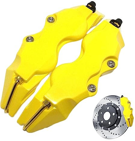 Car Brake Caliper, Protective Guard for Wheel Hub, Brake Caliper Guard, Disc Brake Caliper Covers, Auto Front Rear Brake Caliper, 2 Three-dimensional Sturdy Brake for
