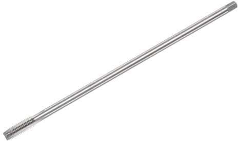 sourcing map Metrisches Gewindebohrer, M8 x 1,25 H2, 200 mm, extra lang, gerade, Nut, Gewinde, Fräsmaschine, Gewindebohrer, Reparaturwerkzeug