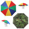2 Piezas Gorros De Paraguas, Sombrero De Sombrilla De Pesca, Paraguas De Cabeza De Sol, Sombreros De Paraguas, Para La Playa, Viajar, Pescar, Montar En Bicicleta, Golf,Actividades Al Aire Libre