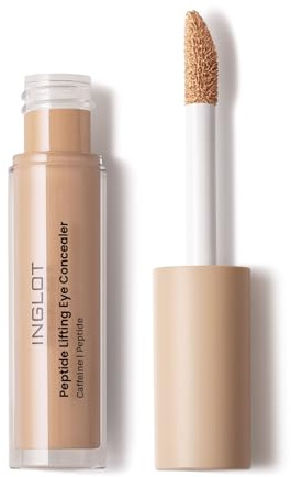 Inglot Fortschrittlicher Korrektor für die Augenpartie mit Lifting-Effekt und Peptiden für Anti-Aging | Feuchtigkeit und Strahlkraft | Reduziert Falten und feine Linien | 4,6 ml | 204