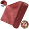Gohytal Vlies Tischläufer, 25M x 30cm Tischläufer Bordeaux Rot Rolle Deko Tischband Geburtstagsdeko Tisch Papierrolle für Hochzeitsdeko Feierlichkeiten Kommunion Taufe Deko Weihnachtstag Gedenktag