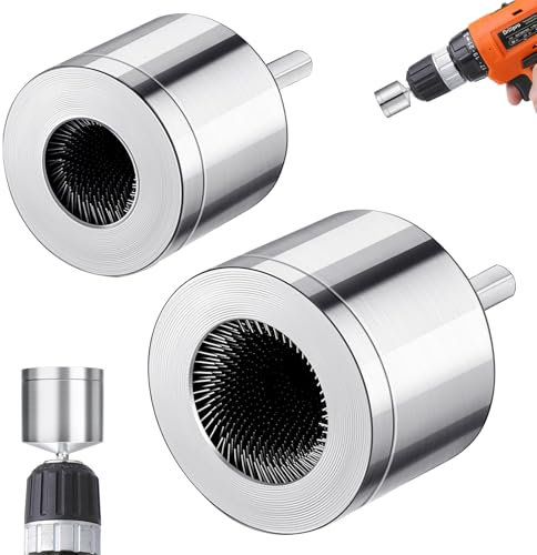 Omagie Copper Pipe Cleaner,15+22mm Pipe Cleaners Plumbing Copper Pipe Cleaner For Drill Drill Tube Cleaning Brush Tools For Easy Use Efficient Copper Pipe Cleaners Plumbing For Electric Drill Bit