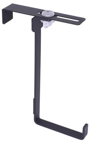 DBCOAST Over The Door Hooks Door Hanger Adjustable Width and Tool-Free Installation Large Size Coat Hook 4 pcs – Black