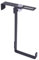 DBCOAST Over The Door Hooks Door Hanger Adjustable Width and Tool-Free Installation Large Size Coat Hook 4 pcs – Black