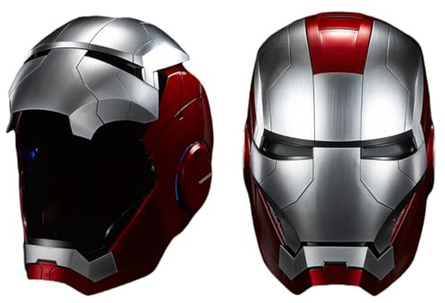 HiPlay KB20090-1 Iron Man MK5 Helmet, Electric Voice Control, Transforming Mask, KB20090-1, Cosplay, Painted Finished Product