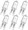 EKSAVE Backofenlampe G9 Halogenlampe 60W 230V Oven Lampe Für Backofen- und Mikrowellenanwendungen 300 Grad C Hitzebeständige Glühbirnen 6 Stück