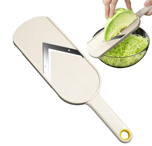 Rallador de repollo - Cortador triturador, pelador de alimentos | Picadora de verduras multiusos de acero inoxidable, herramienta de cocina para repollo, máquina para hacer ensalada de col, accesorio