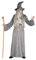 Gandalf Herren-Kostüm graues Gewand Hut Gürtel Zauberer Hexer Magier, Größe:L