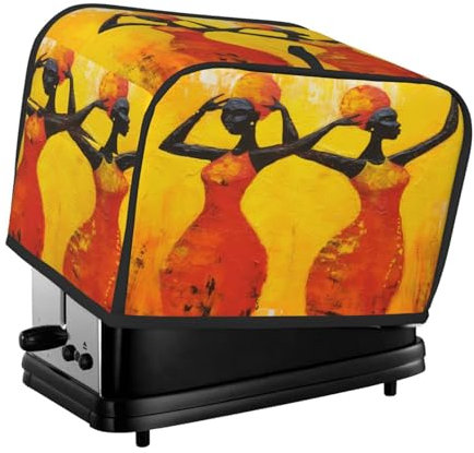 Toaster Cover 2 Slice, Black Women Waterproof Dustproof Kitchen Small Appliance Covers