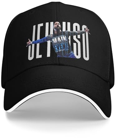 GZMQMOKD Cappello Uomo Uomini Donne Jey Uso Yeet Wrestling Logo Cappello Cool Berretto da Baseball Cappello da Sole Regalo Quotidiano Headewear Regali
