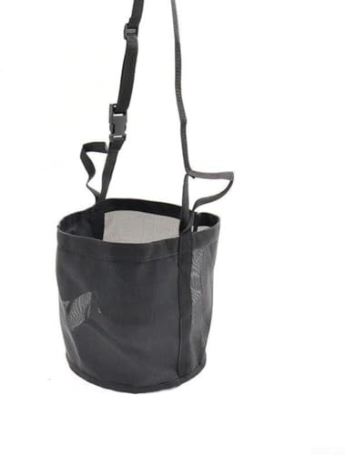 Wasserdichte Futterbeutel für Pferde mit verstellbaren Riemen für kontrollierte Fütterung (S)