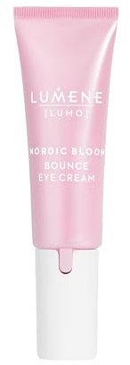 LUMENE Nordic Bloom [LUMO] Bounce Eye Cream – Aufpolsternde und aufhellende Augencreme mit veganen Kollagenpeptiden, dreifacher Hyaluronsäure und nordischer Preiselbeere, 10ml