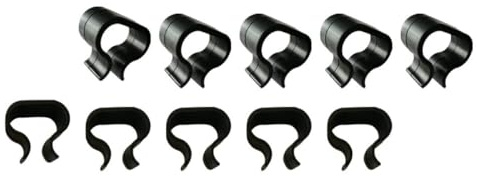 SHINEOFI 10pcs Patio Sofa Clips Outdoor Rattan Wicker Furniture Clamps Sectional Sofa Fasteners Connector for Garden Modular Rattan Chairs