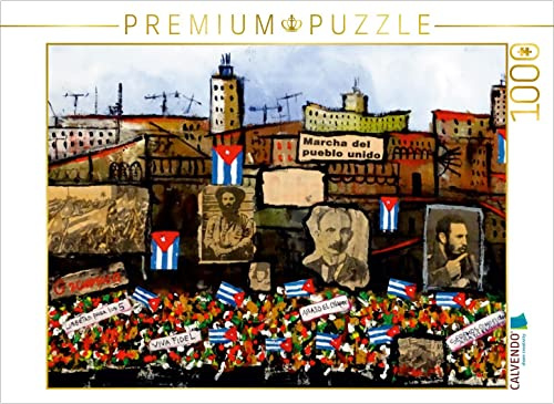 CALVENDO Puzzle Fidel Castro und die Helden Kubas | 1000 Teile Lege-Größe 64 x 48 cm Foto-Puzzle für glückliche Stunden