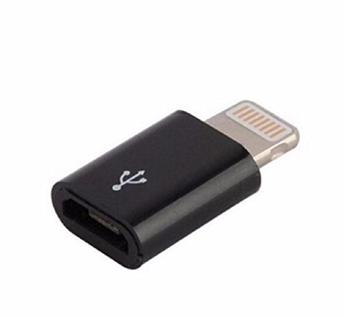 Straße Tech Adaptateur Lightning vers Micro-USB Femelle pour Apple iphone 5, 6, 7 - Noir