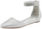 DREAM PAIRS Women's Casual Pointed Toe Ballet Comfort Soft Slip On Flats Shoes,Size 6.5,Silver/Glitter,AMIGA_Shine