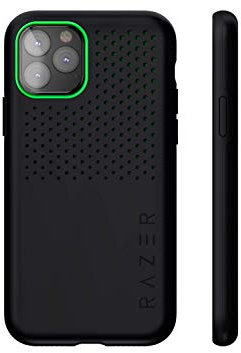 Razer Arctech Pro Schutzhülle für iPhone 11 Pro Max: Thermaphene & Venting Performance Cooling – Wireless Charging Compatible – Drop-Test Zertifiziert bis zu 3 m – Mattschwarz