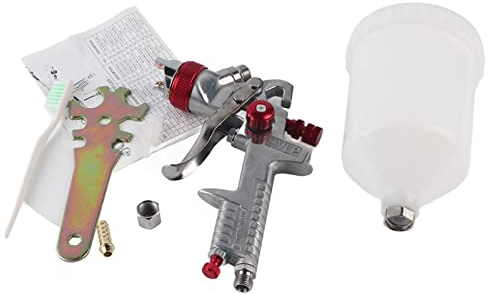 Pistola de Pulverización Neumática H827W 1.4mm Boquilla 600ml Tipo de Gravedad para la Pintura del Coche