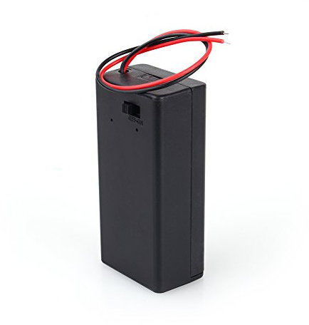 Weikeya 9V Batteriefach , Batteriehalter Deckelschalter f¨¹r perfekten Batterie Organizer , hochwertiger Kunststoff