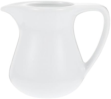 YARNOW Porzellan Sauciere Weiß Soßenkännchen Saucenschale Servierkanne Dipschälchen Soßenkanne ölspender Milchkännchen Dessertschale für Salat Steak Küche Restaurant BBQ 100ML