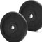KK Cast iron Weight Plate Set.For 1 Inch Barbell Bar Dumbbells Weight Disc Pair. 2 x 2.5kg, 5kg or 10kg Barbell Weight Plates. Dumbbell Plates for Home or Gym Training or Weightlifting. (2 X 5KG)