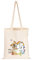 United Labels Pummel & Friends Stoffbeutel Pummeleinhorn - Make life colourful Jutebeutel Tragetasche Baumwolle Beige Naturfarben