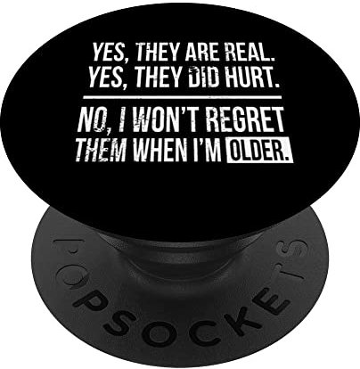 Tattoo I Yes They Are Real I Tattoos Tätowierungen Ink PopSockets mit austauschbarem PopGrip